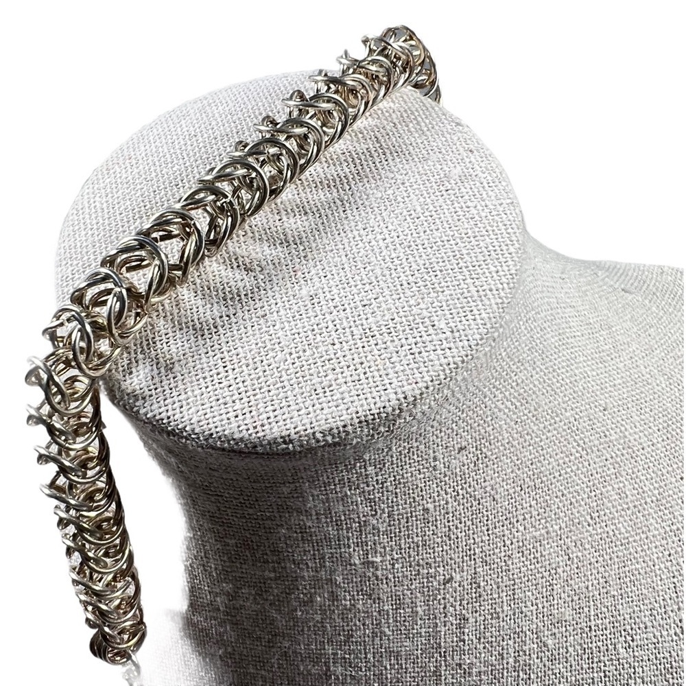 Handmade Sterling Silver Chainmail Bracelet